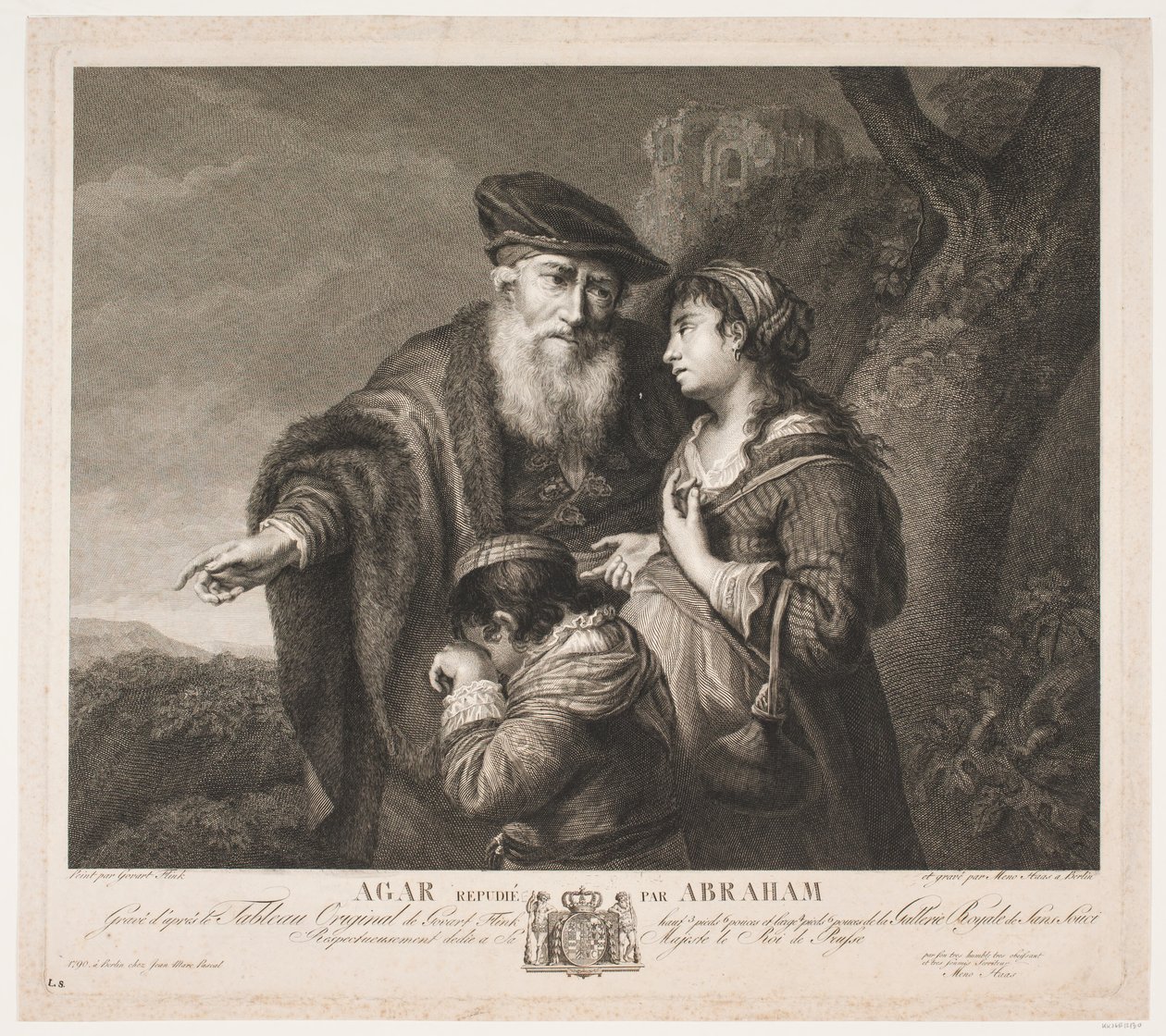 Hagar Rejected by Abraham by Meno Haas