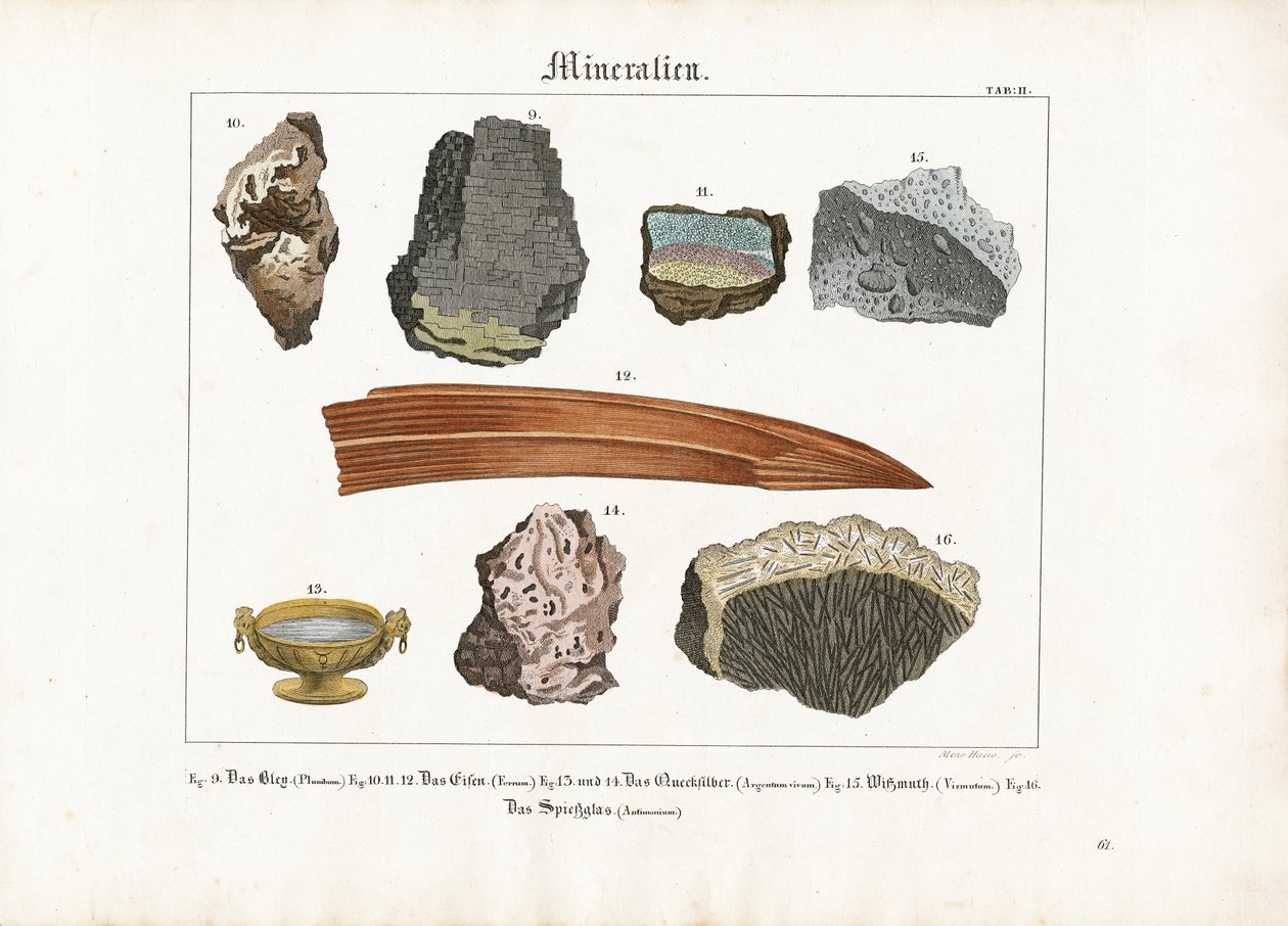 Minerals and Their Forms by Meno Haas