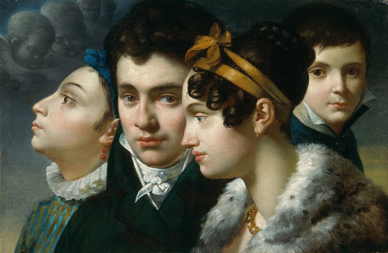 Family Portrait by Merry Joseph Blondel