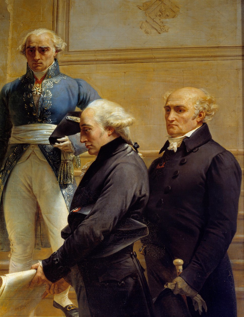 Portrait of the French architect Pierre Francois Leonard Fontaine (1762-1853) (detail) by Merry Joseph Blondel