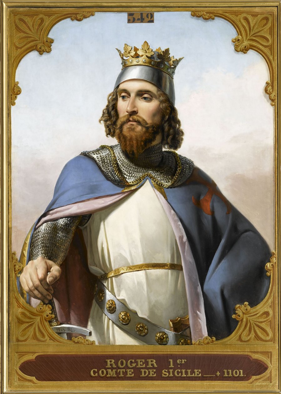 Roger I of Sicily, 1840s by Merry-Joseph Blondel