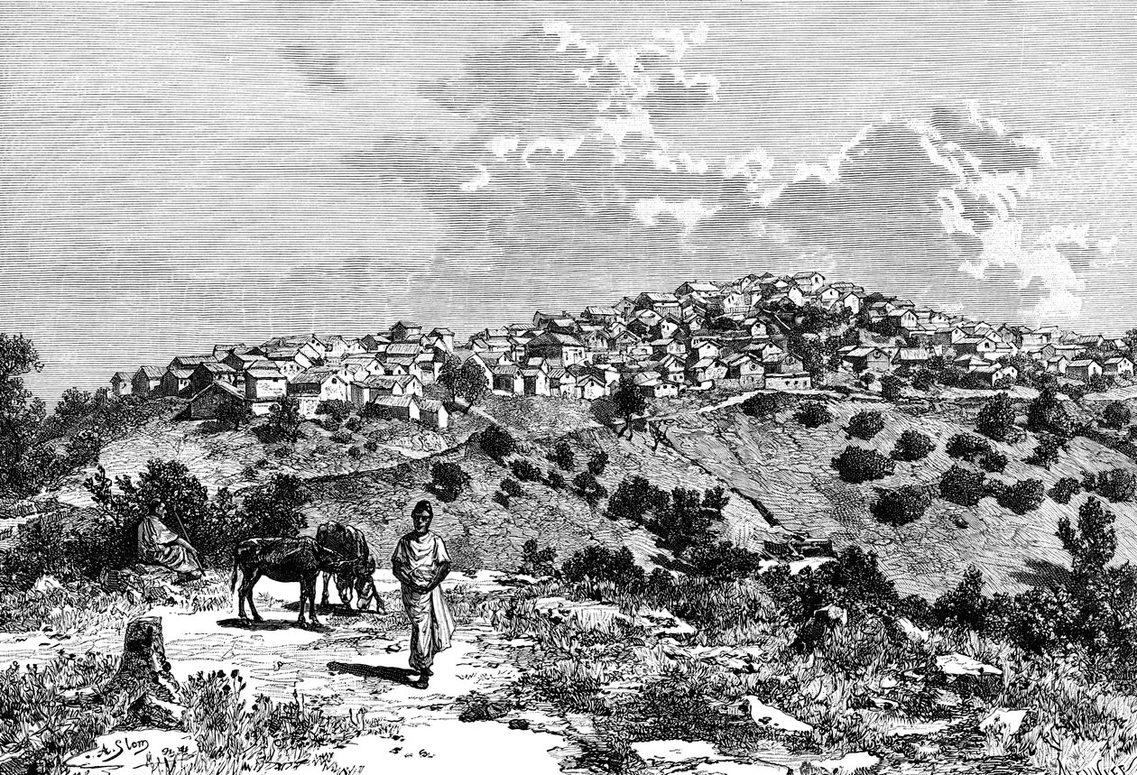 A Kabyle Village, North Africa by Meunier