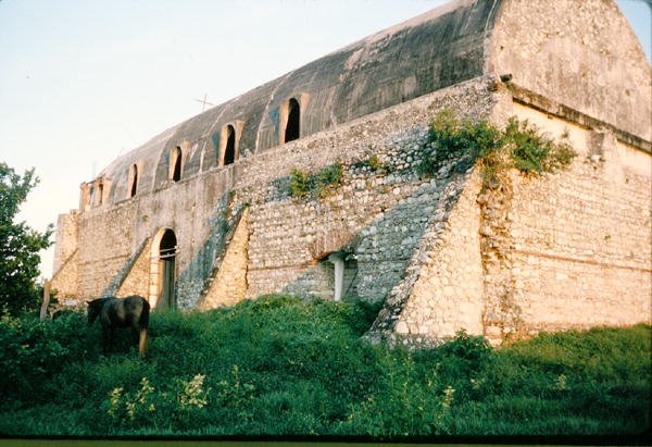 Exterior of a Church by Mexican School