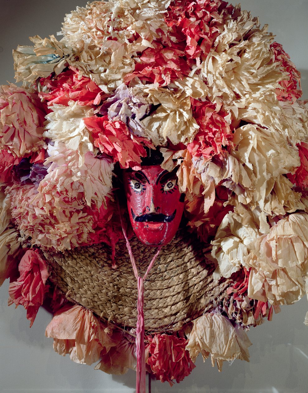 Costume mask for the celebration of the Mexican annual festival of Guelaguetza by Mexican School