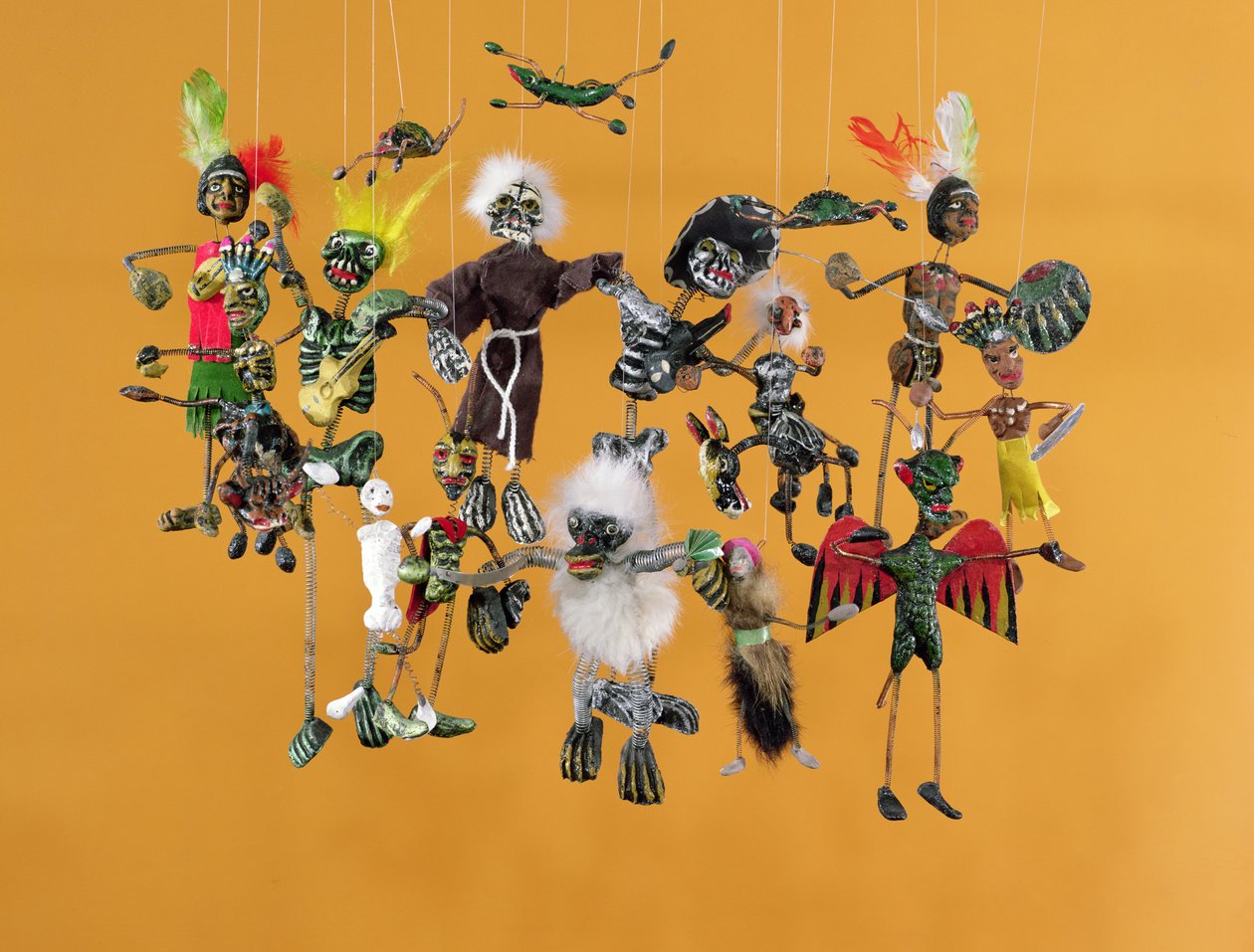 Day of the Dead figures, from Oaxaca by Mexican School