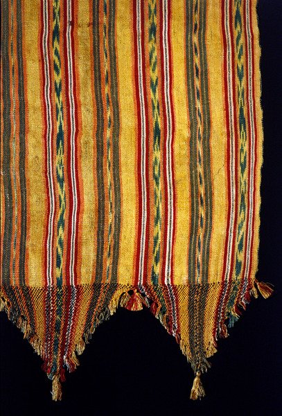 Detail (rebozo, late 19th century) by Mexican School