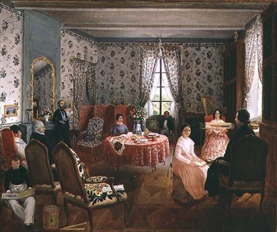Mexican Interior by Mexican School