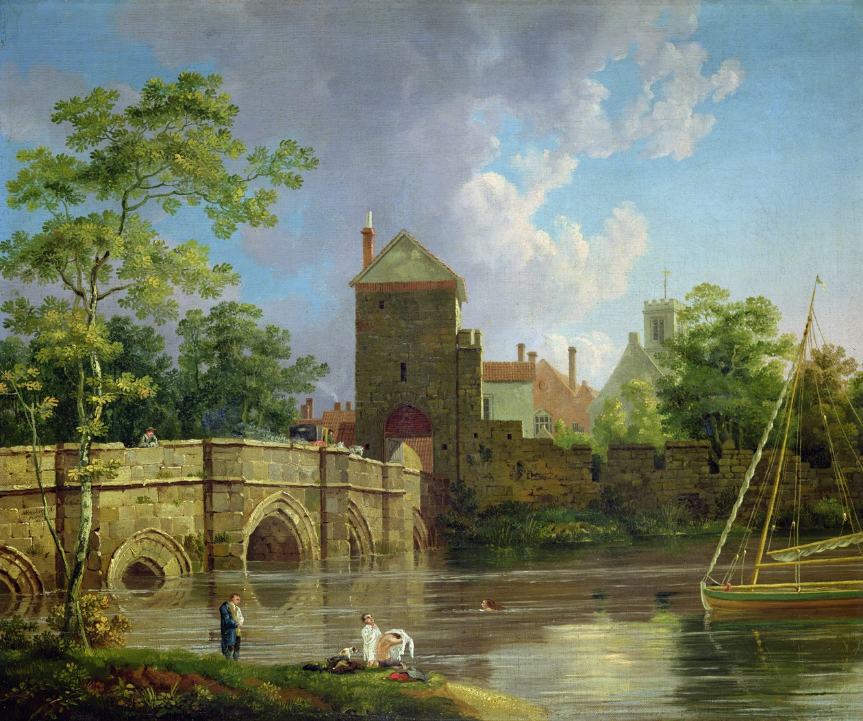 Layerthorpe Postern, York, c.1769 by Michael (1743-1801) Rooker