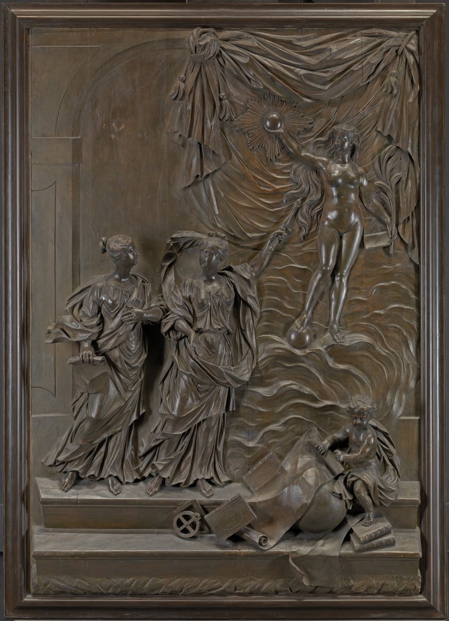 The Stowe Reliefs: Possibly Truth Revealing Herself to the Liberal Arts (c.1715) by Michael (attr.to) Chuke