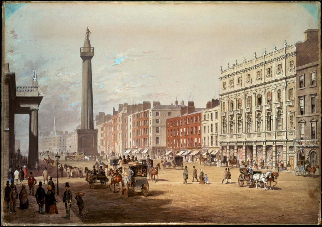 Sackville Street, Dublin by Michael Angelo Hayes