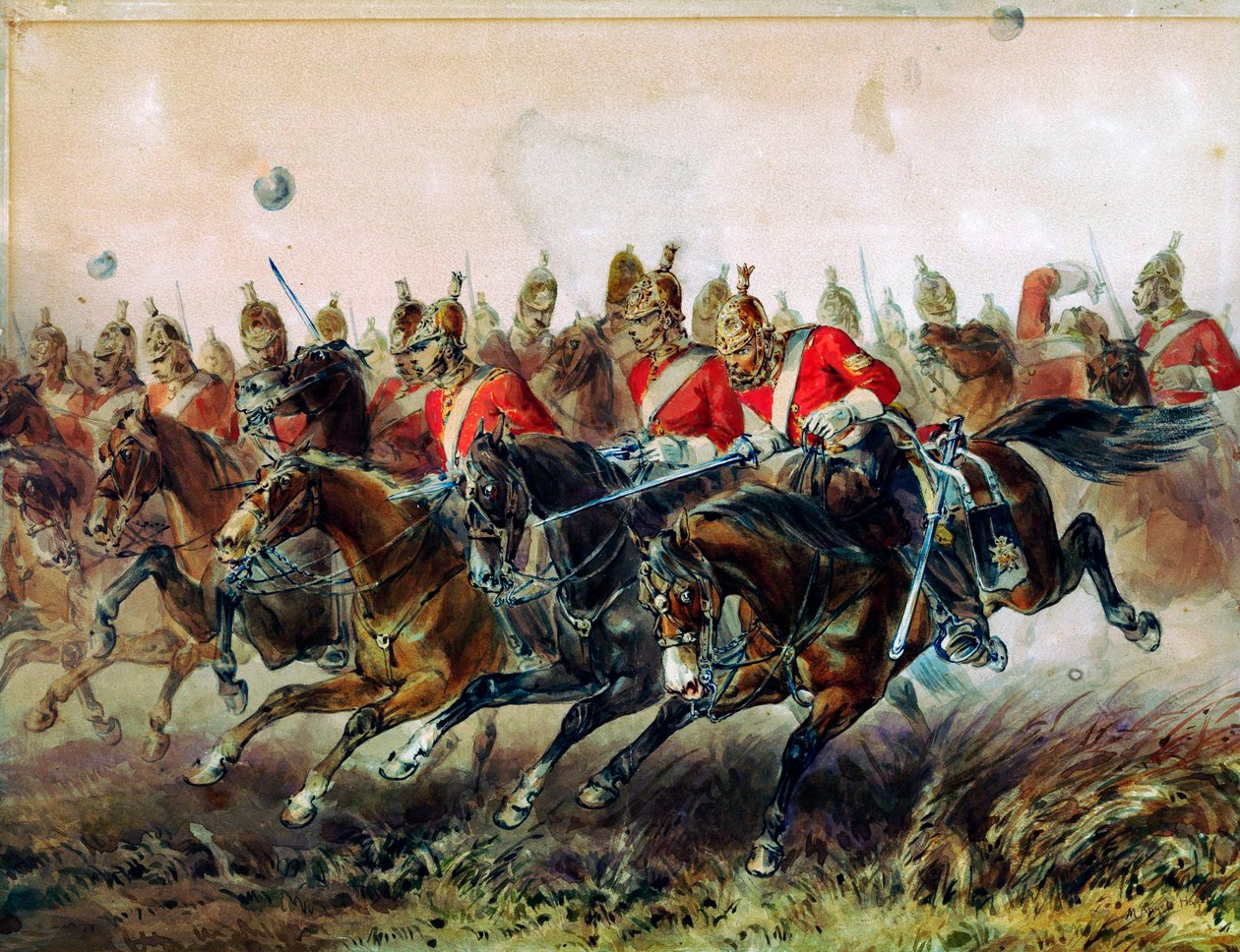 The Charge of the Light Brigade during the Battle of Balaclava by Michael Angelo Hayes