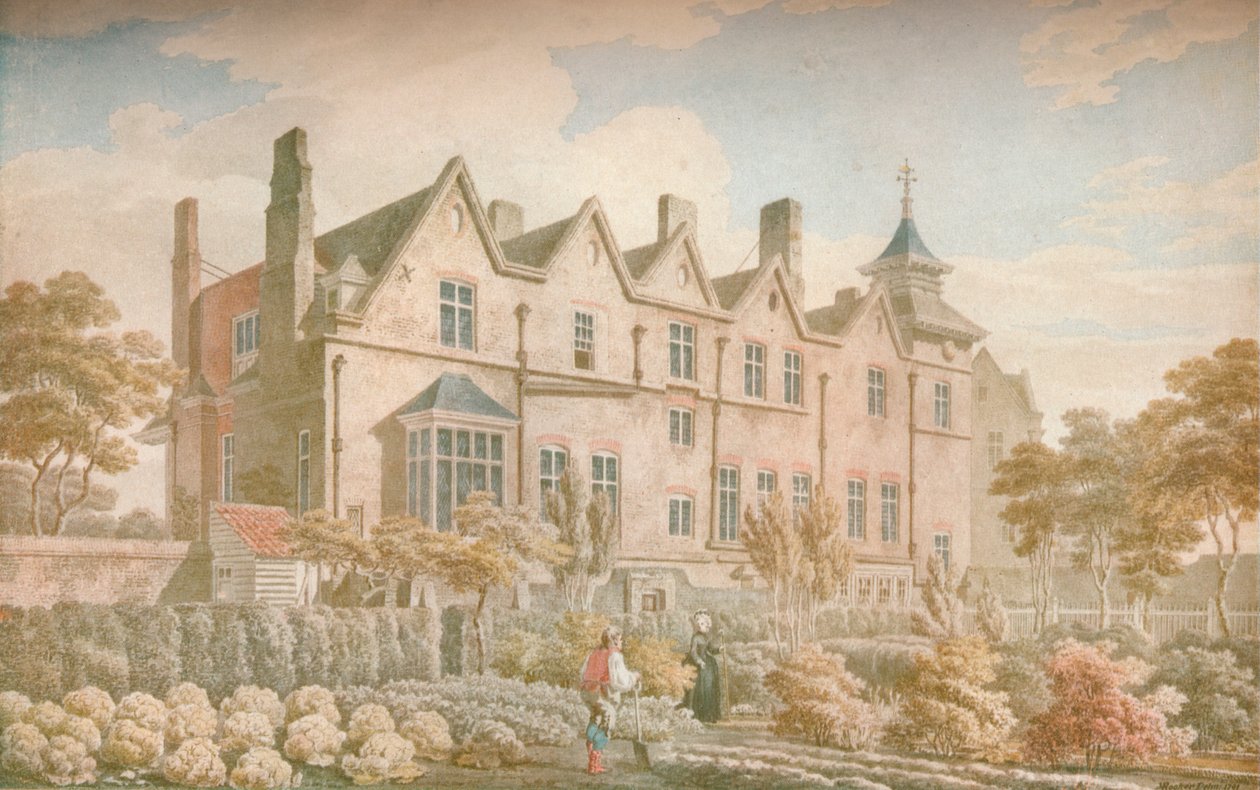 Marylebone Old Manor House: Garden Front by Michael Angelo Rooker