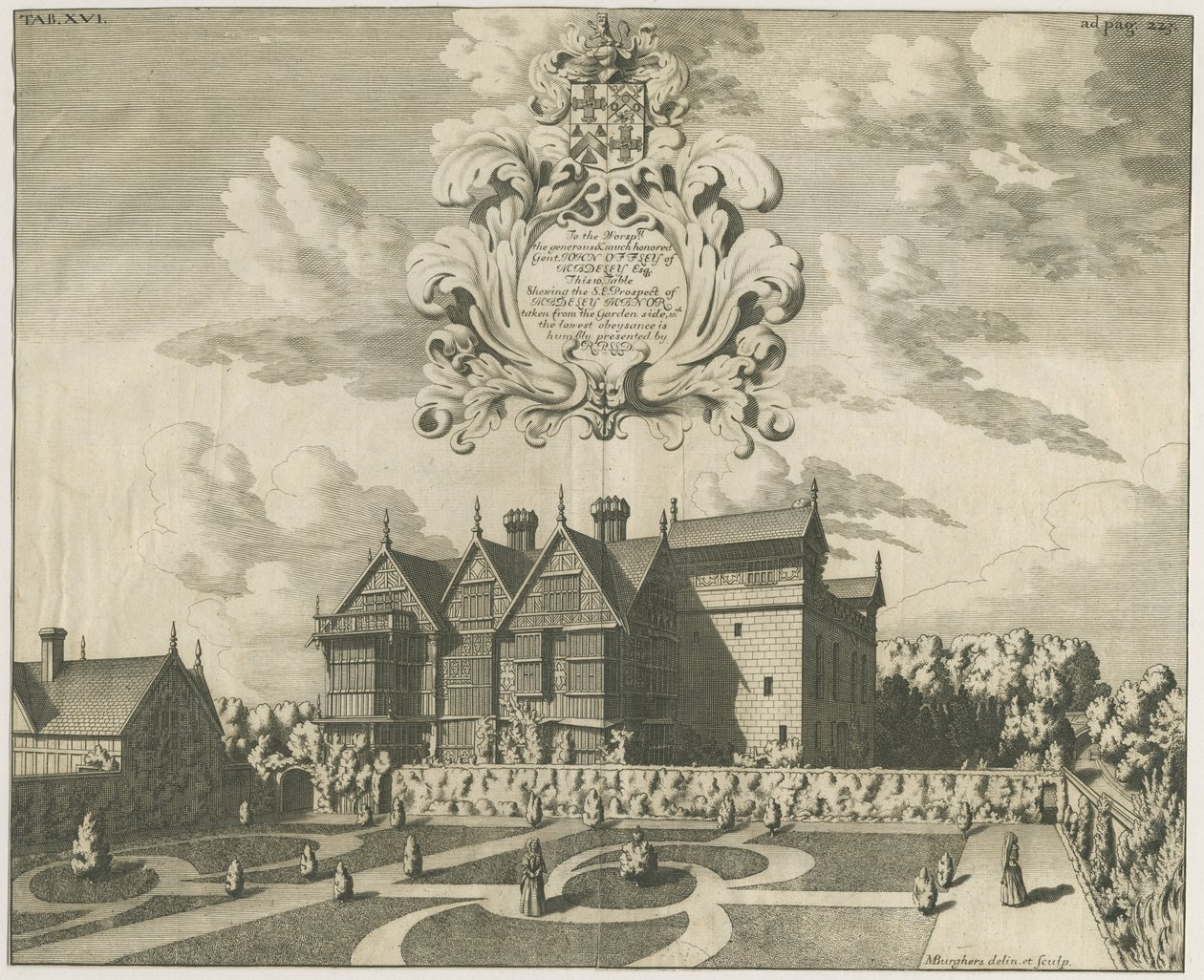 Madeley Manor House by Michael Burghers