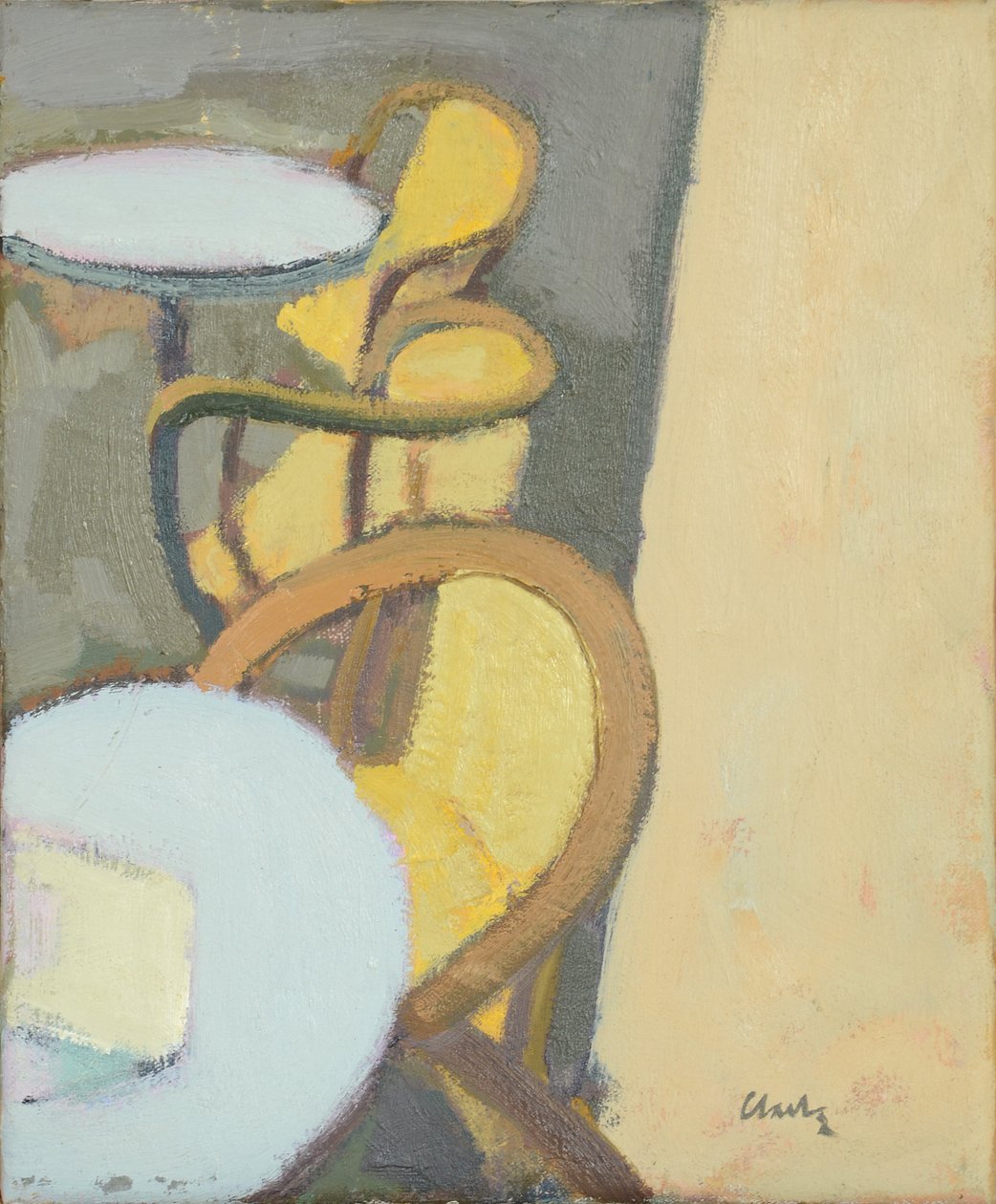 Café Table Top by Michael G. Clark