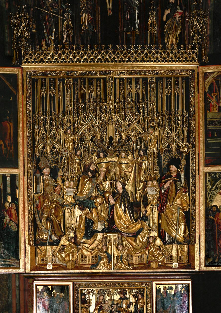 Saint Wolfgang Altar, Coronation of Saint Mary by Michael Pacher