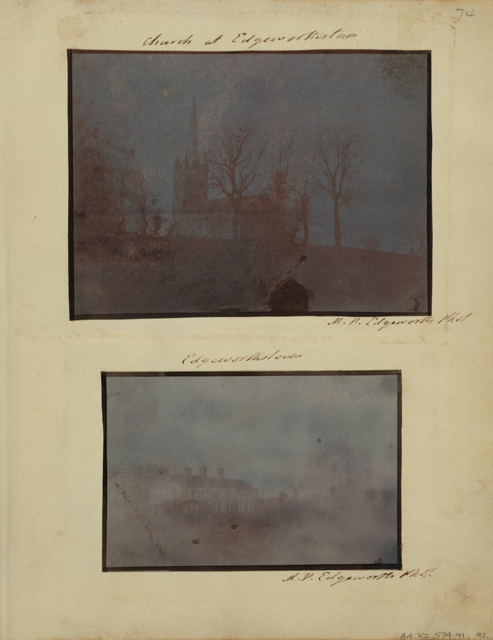 The Church at Edgeworthstown by Michael Pakenham Edgeworth