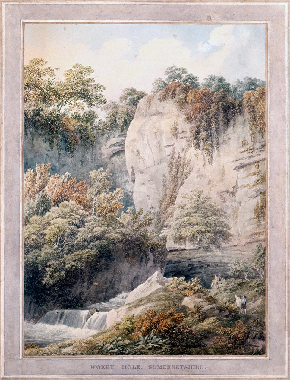 Wookey Hole, Somerset, 18th Century by Michael Rooker
