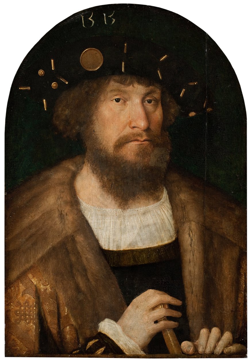 Portrait of King Christian II of Denmark by Michael Sittow