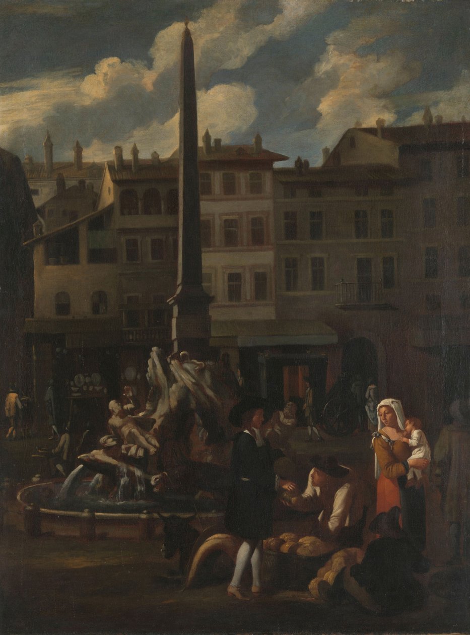 Market Scene in Rome by Michael Sweerts