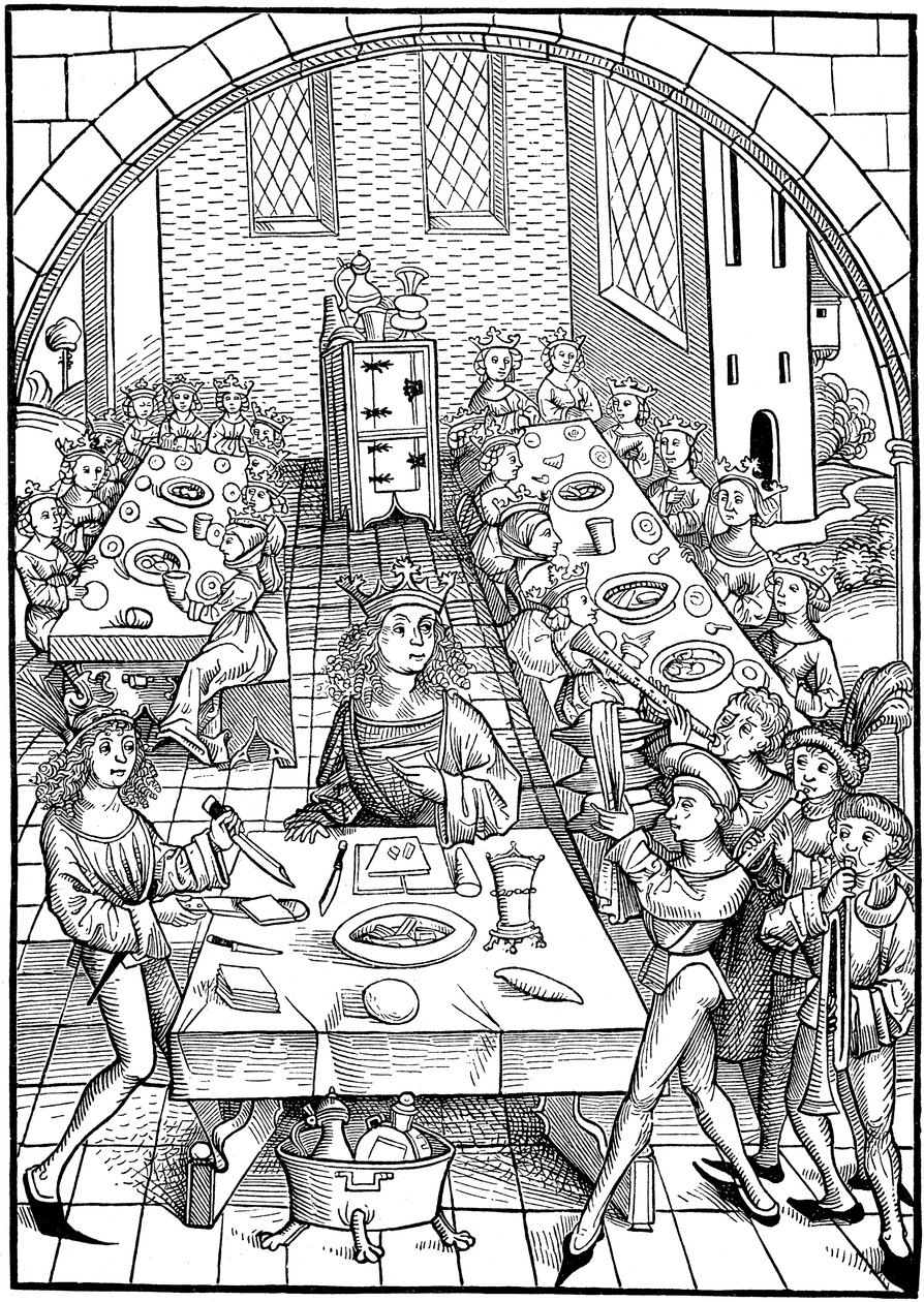 Illustration to the book Schatzkammer, 1490-1491 by Michael Wolgemut