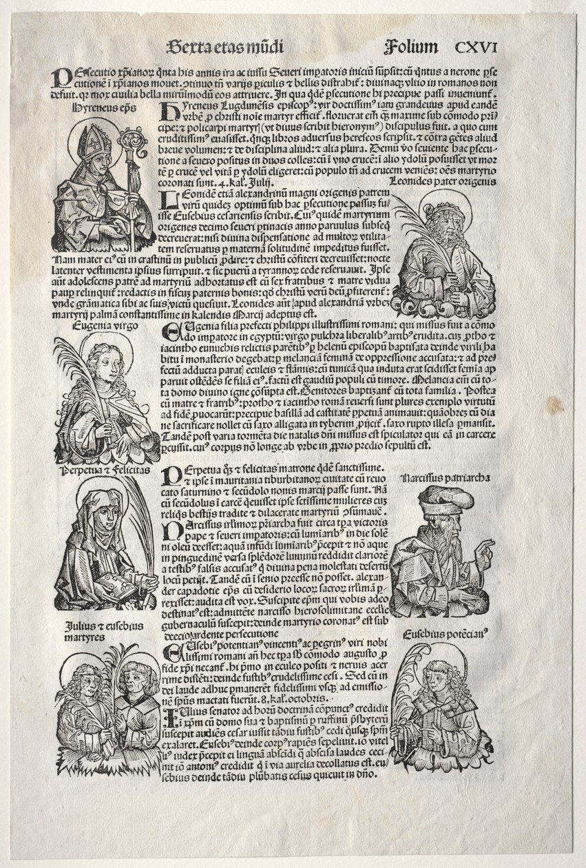 Nuremberg Chronicle, 1493 by Michael Wolgemut