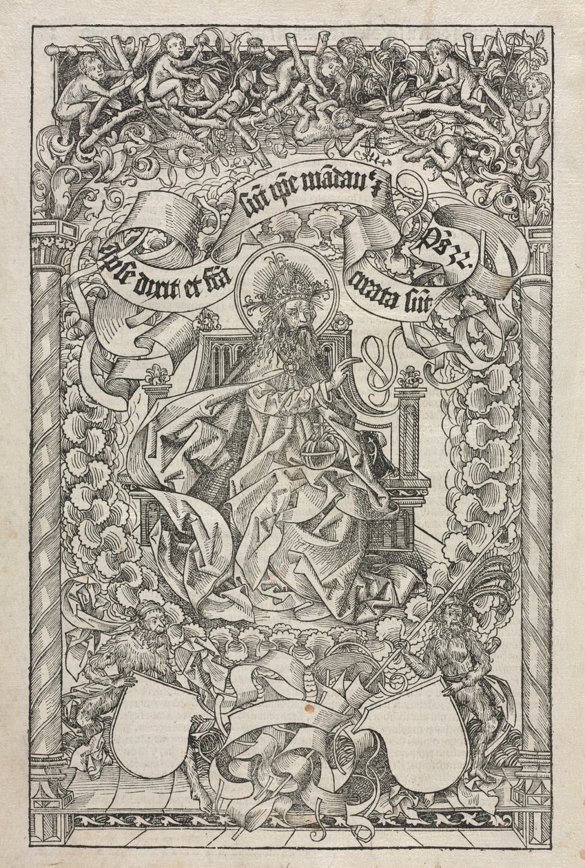 Nuremberg Chronicle: The Emblem by Michael Wolgemut