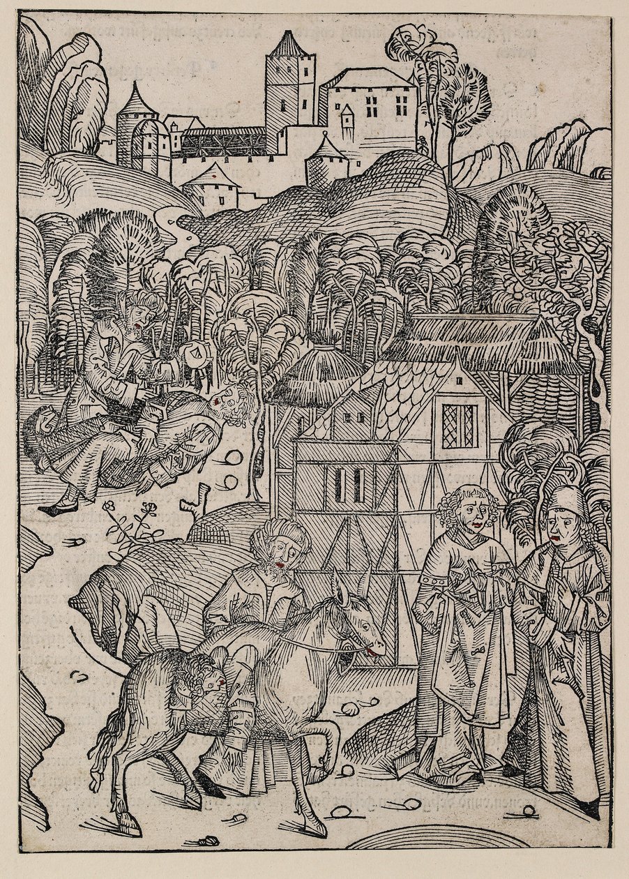 The Second Part of the Parable of the Good Samaritan by Michael Wolgemut