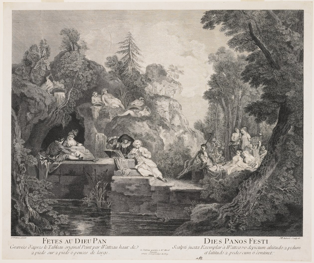 Festivities to the God Pan by Michel Aubert