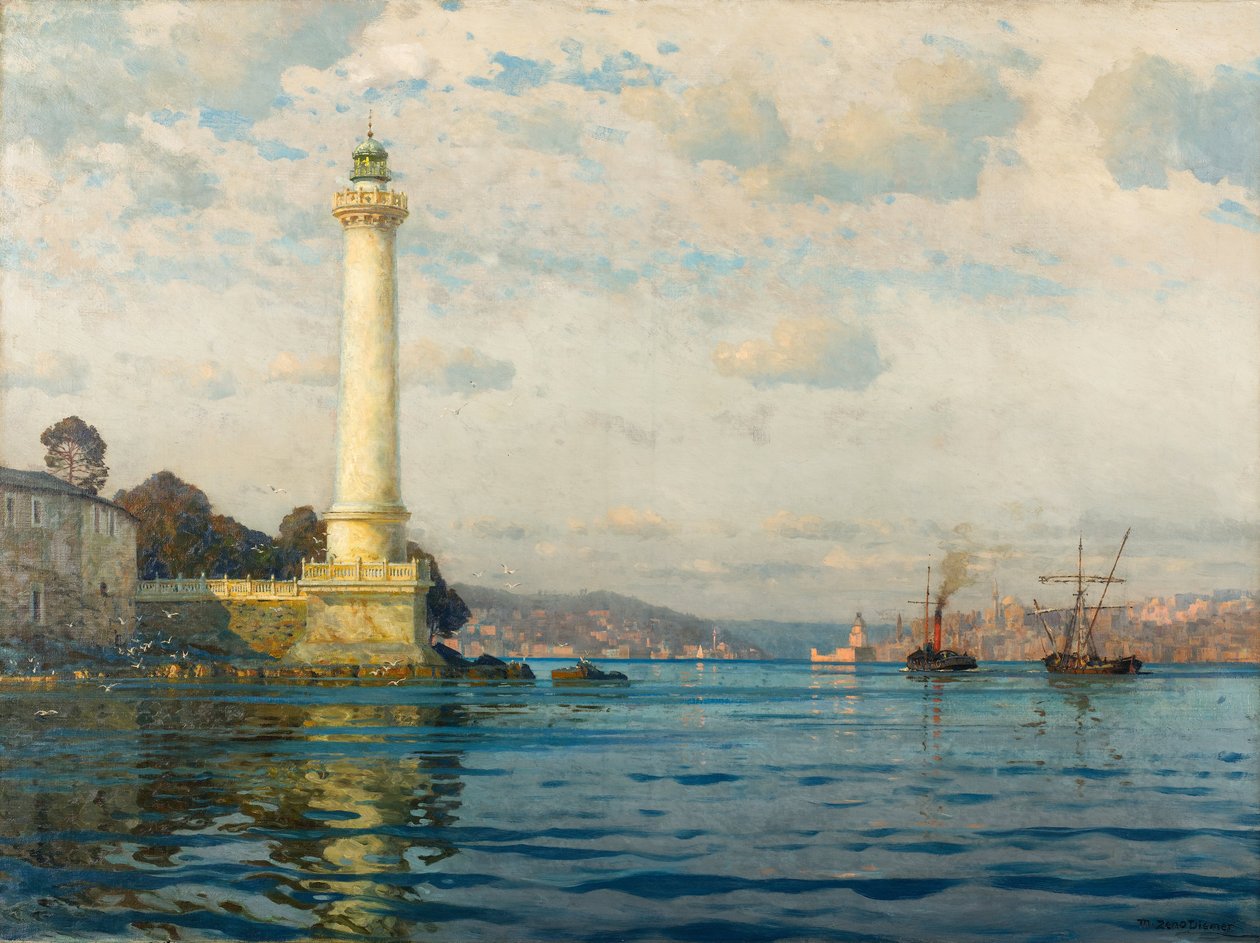 The Ahırkapı Lighthouse by Michel Zeno Diemer