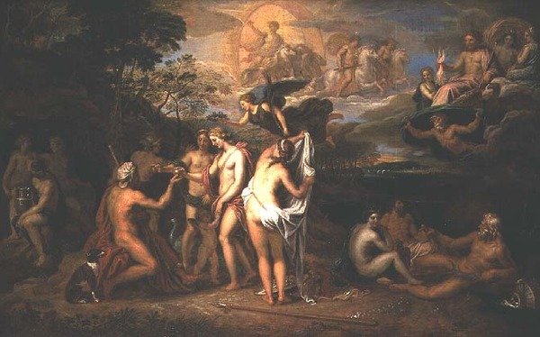The Judgement of Paris by Michel (attr. to) Corneille
