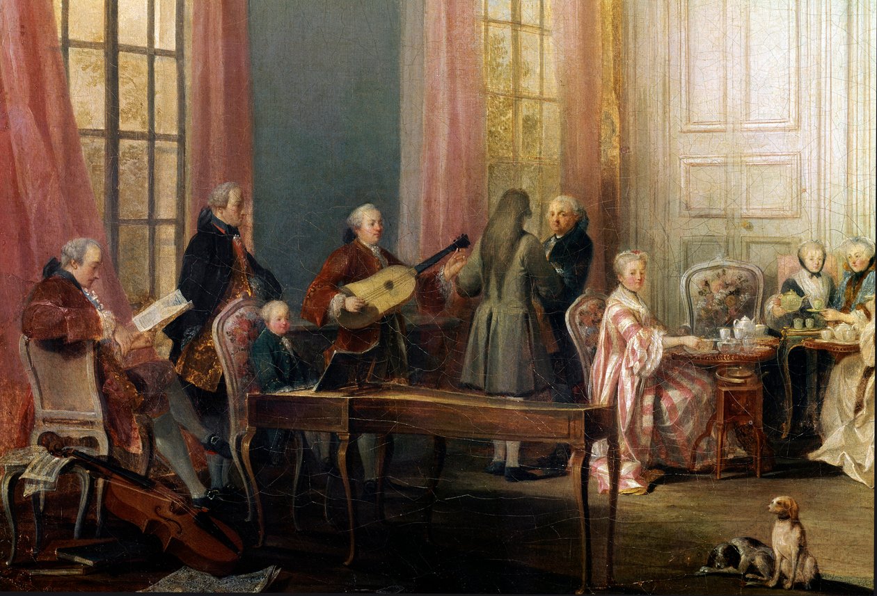 The English was served in the Salon des Quatre-Glaces by Michel Barthelemy Ollivier or Olivier