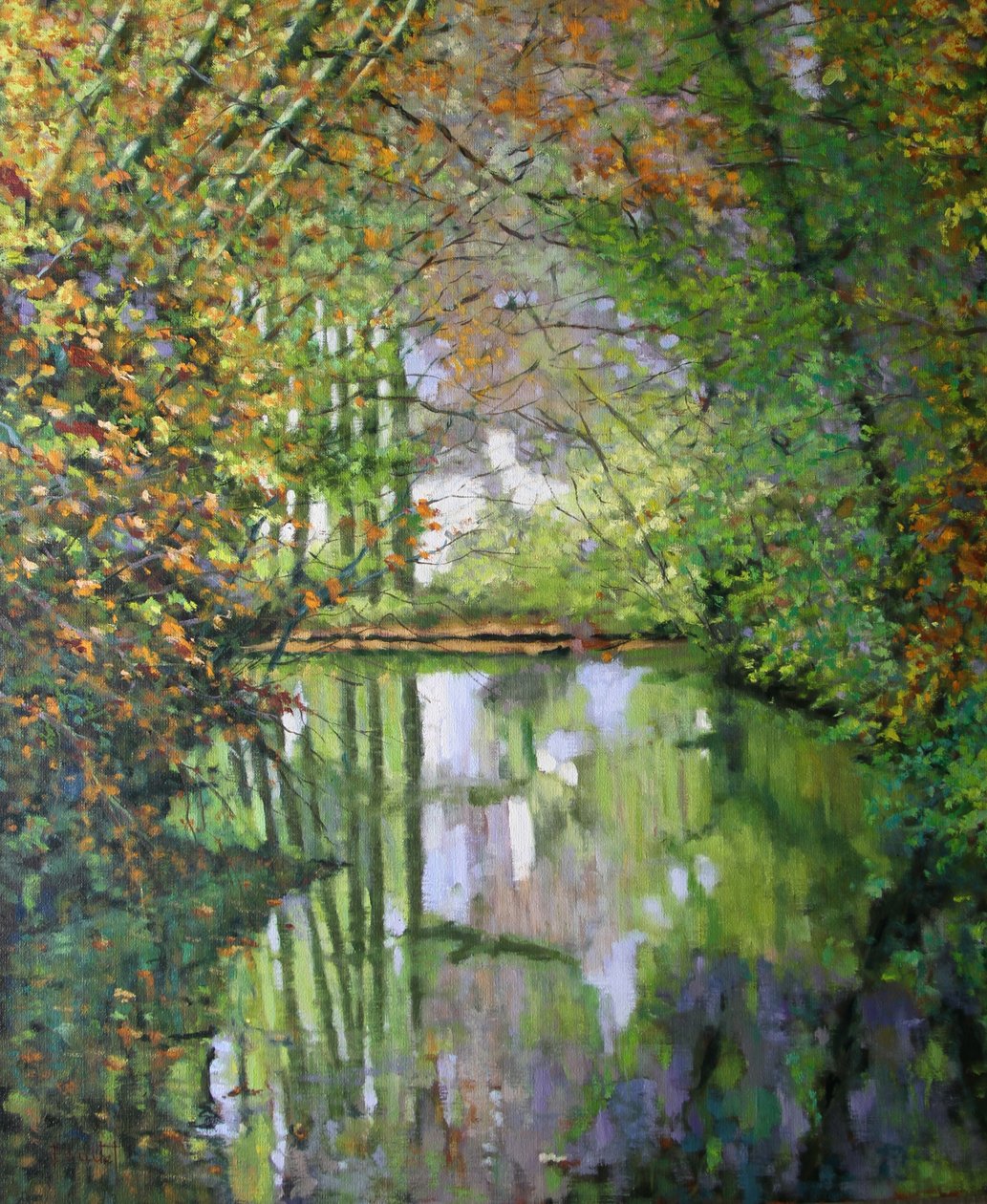 View of the Essonne by Michel Bultet