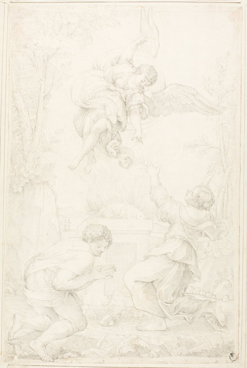 Sacrifice of Manoah by Michel Corneille