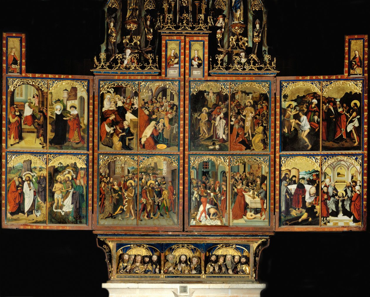 Main Altar of the Monastery Church in Blaubeuren by Michel Erhart