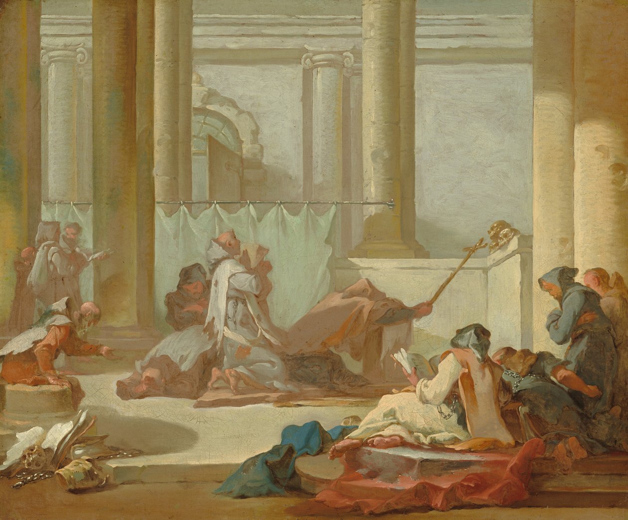 The Adoration of the Skulls by Michel Francois Dandre-Bardon