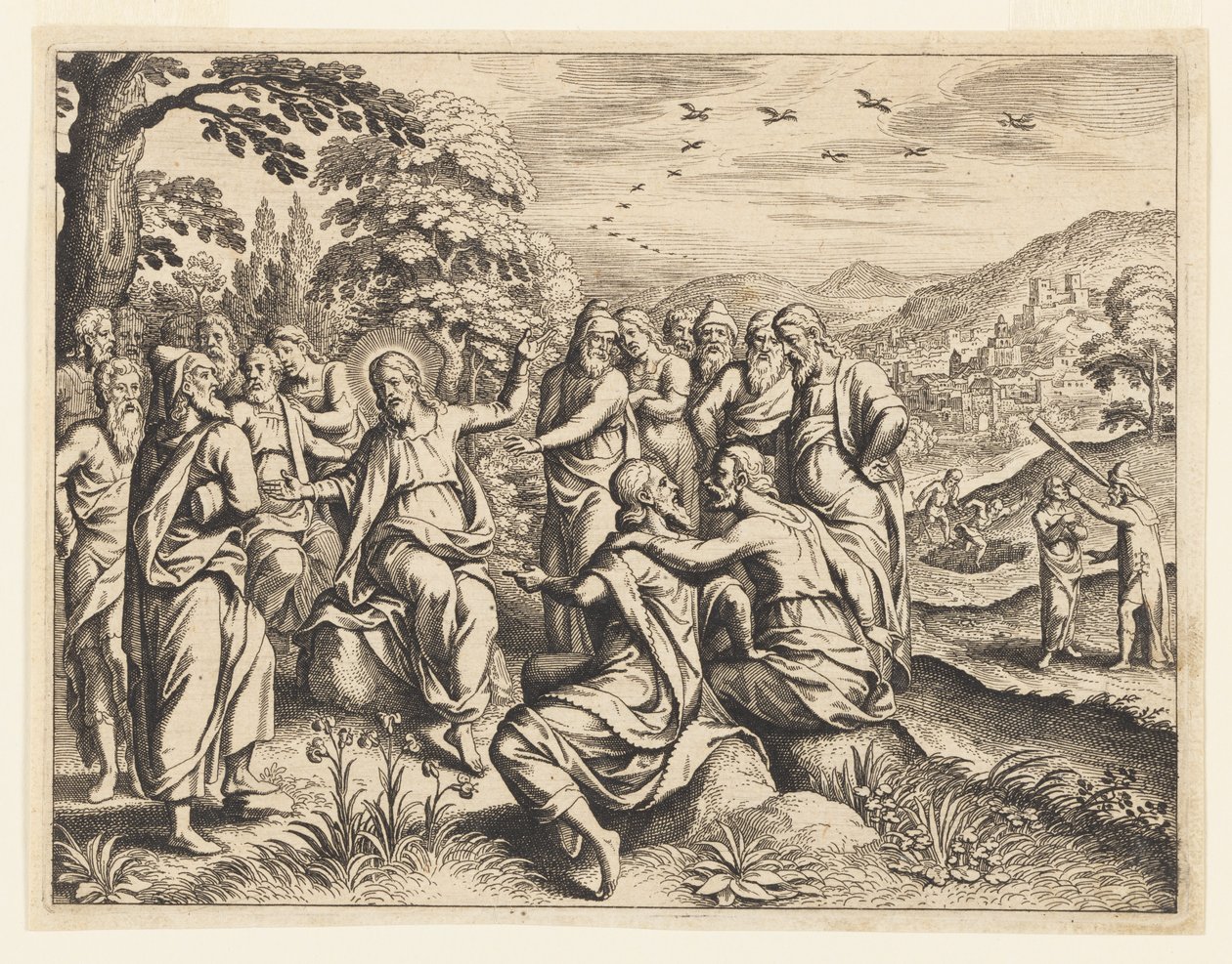 Sermon on the Mount by Michel Lasne