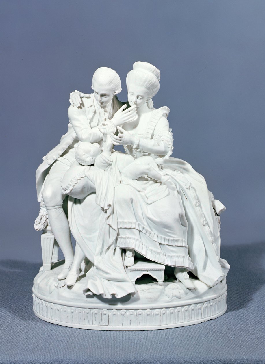 The Happy Parents, Meissen, c.1770 by Michel Victor Acier