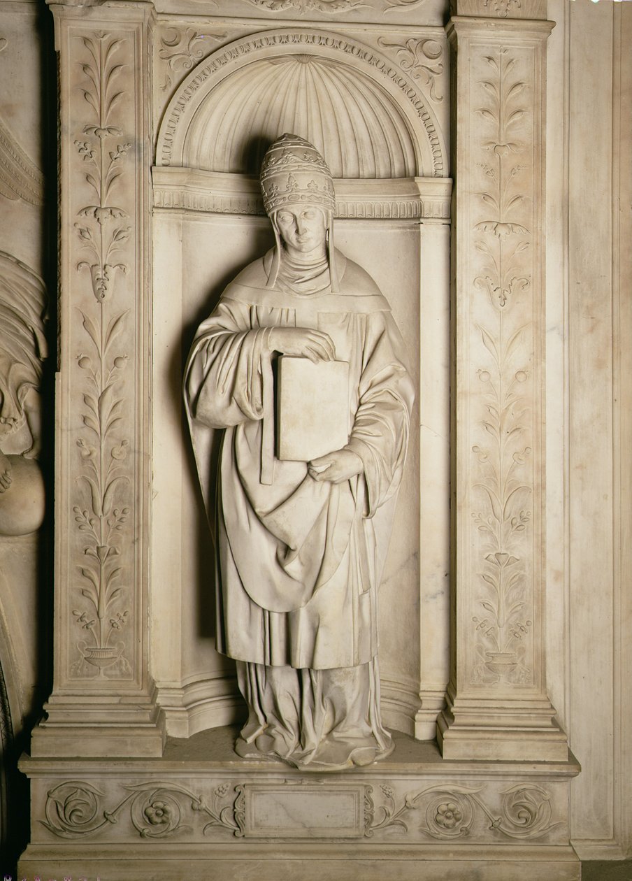 St. Gregory (c.540-604) from the Piccolomini altar by Michelangelo Buonarroti