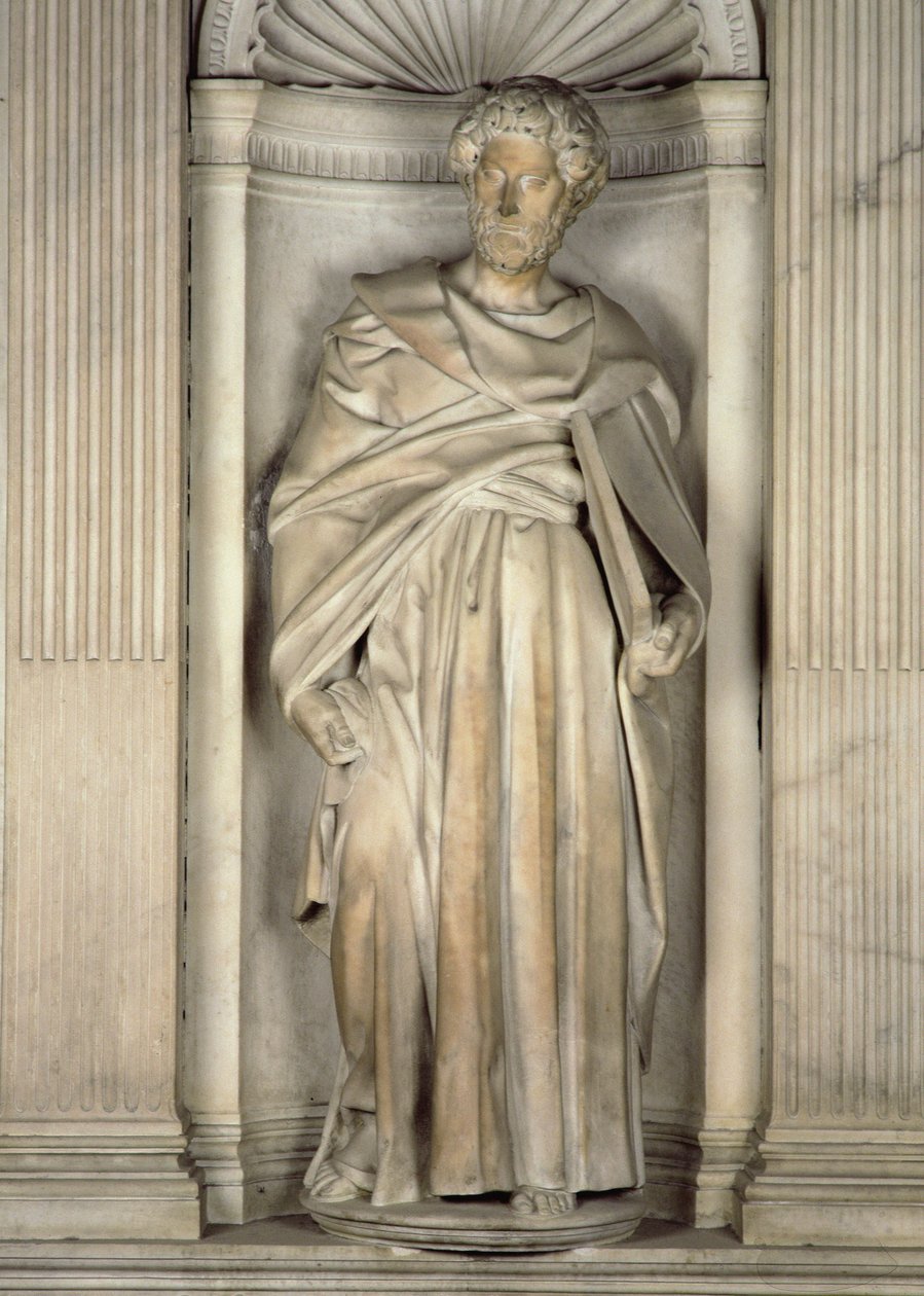 St. Peter, from the Piccolomini Altar, 1501-4 by Michelangelo Buonarroti