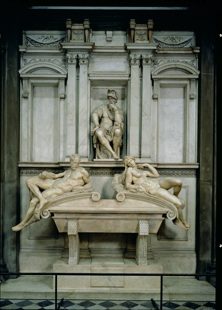 Tomb of Lorenzo de Medici, 1520-34 by Michelangelo Buonarroti