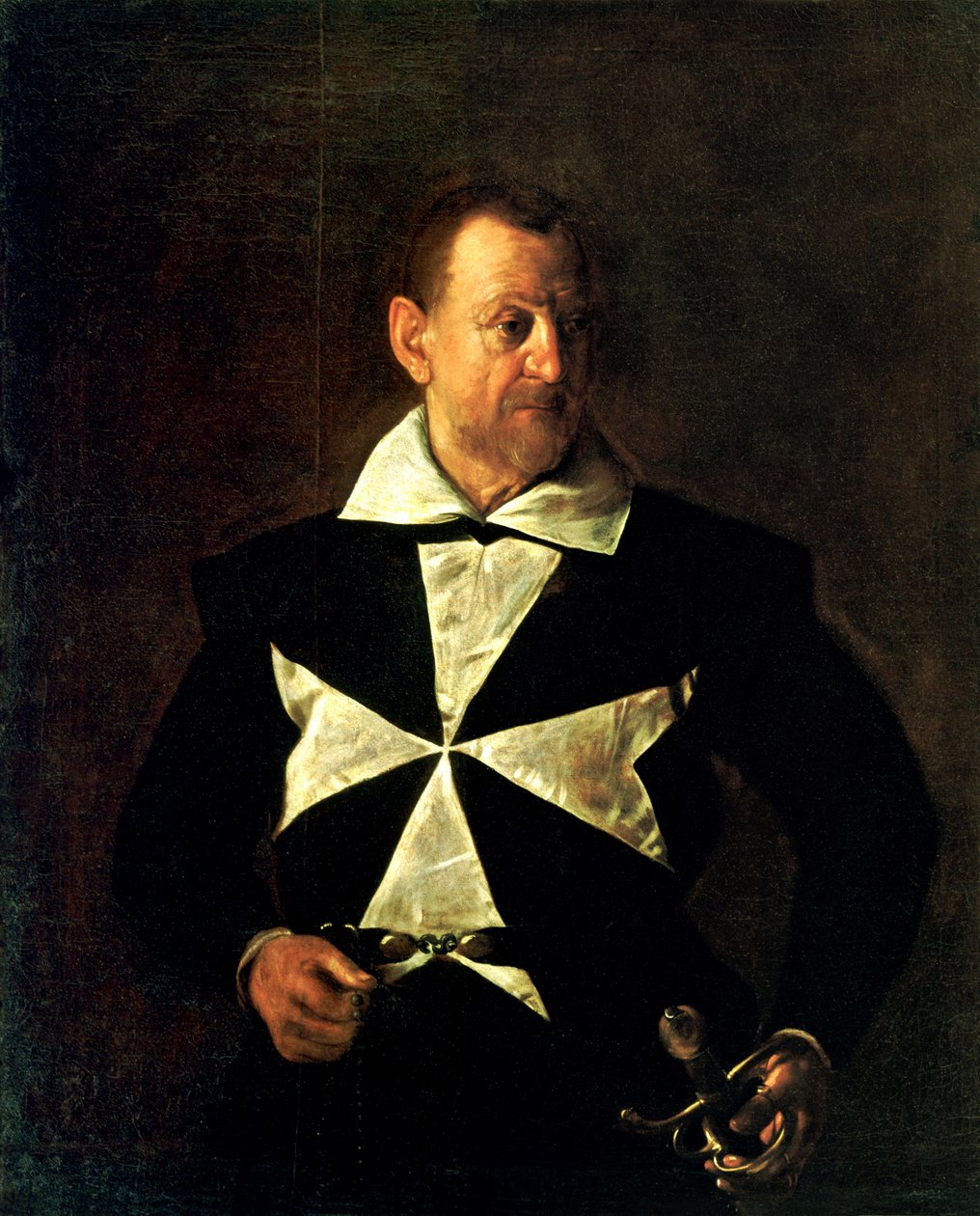 Portrait of Fra Antonio Martelli by Michelangelo Merisi Caravaggio