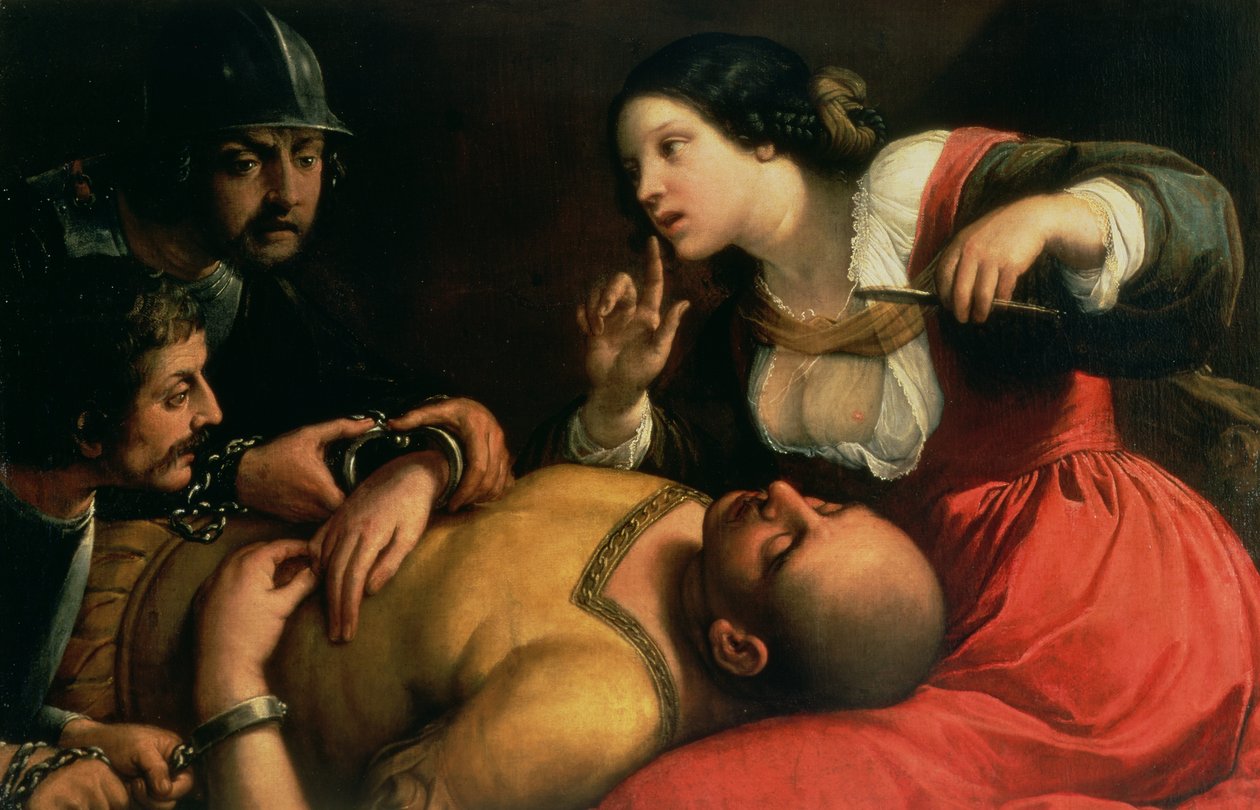 Samson and Delilah by Michelangelo Merisi Caravaggio