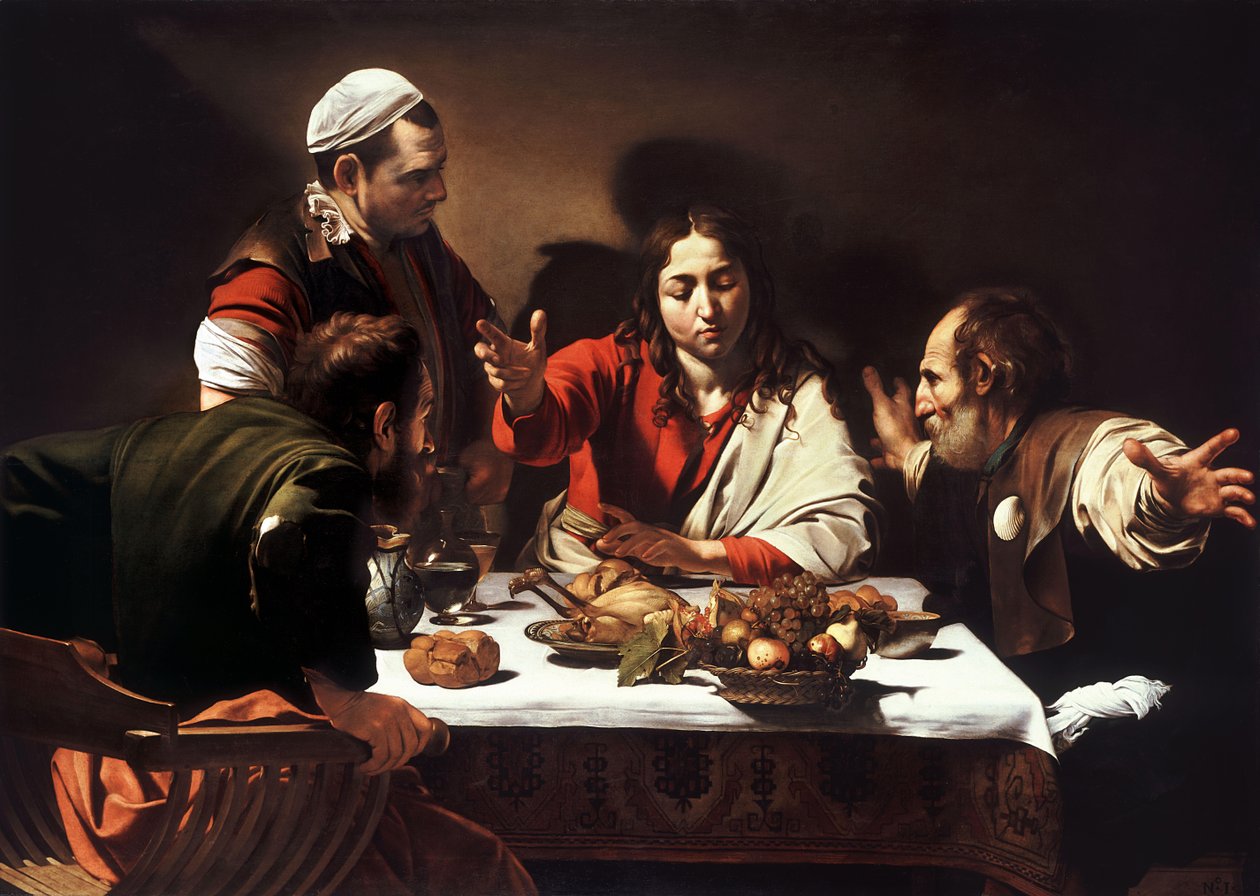 Supper at Emmaus by Michelangelo Merisi Caravaggio