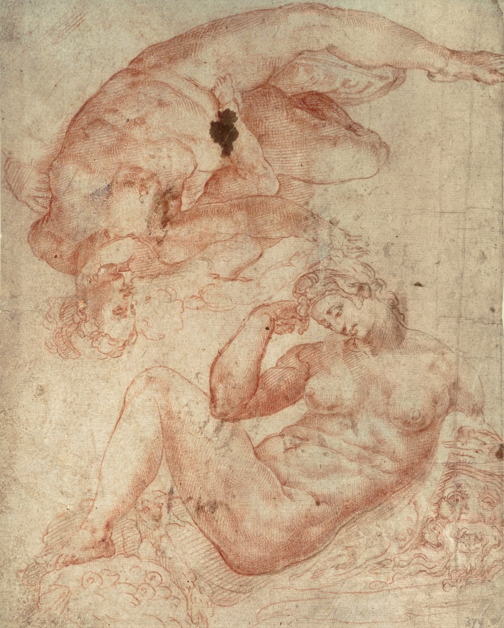 Studies of Nudes by Michelangelo Buonarroti