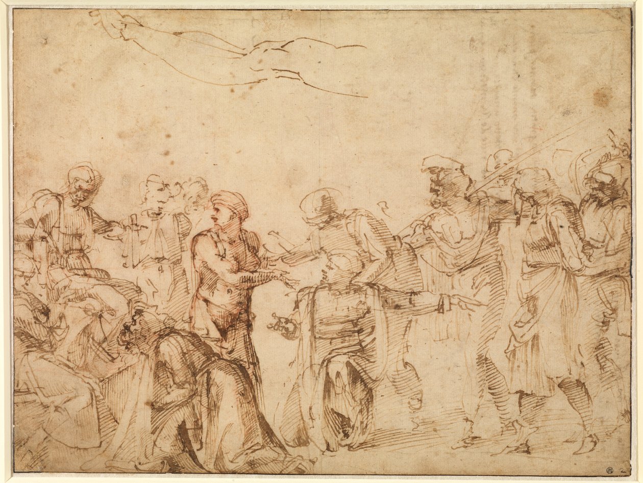 Christ Before Pilate by Michelangelo Buonarroti