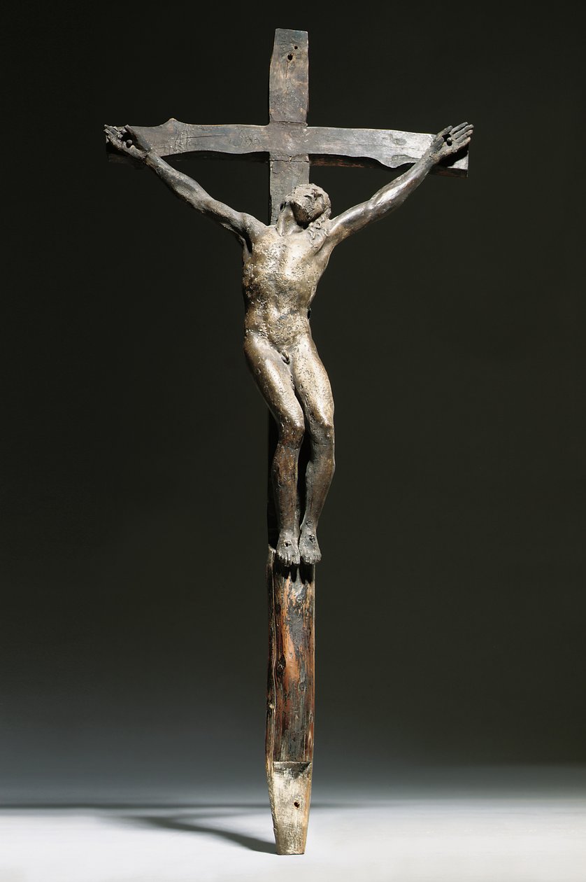 Crucifixion Group of Christ, the Good Thief and the Bad Thief by Michelangelo Buonarroti