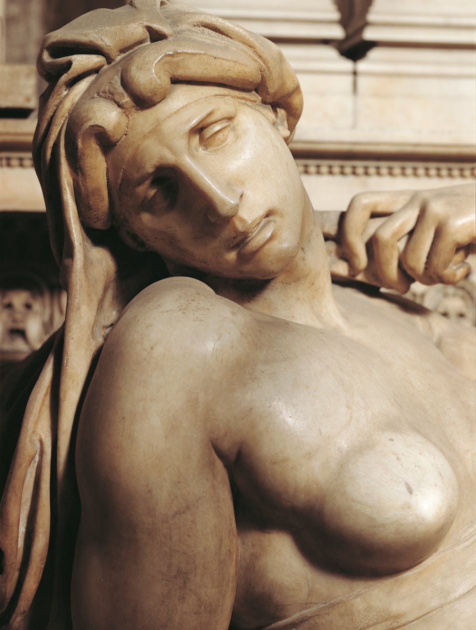 Dawn (Aurora), Detail from Tomb of Lorenzo de
