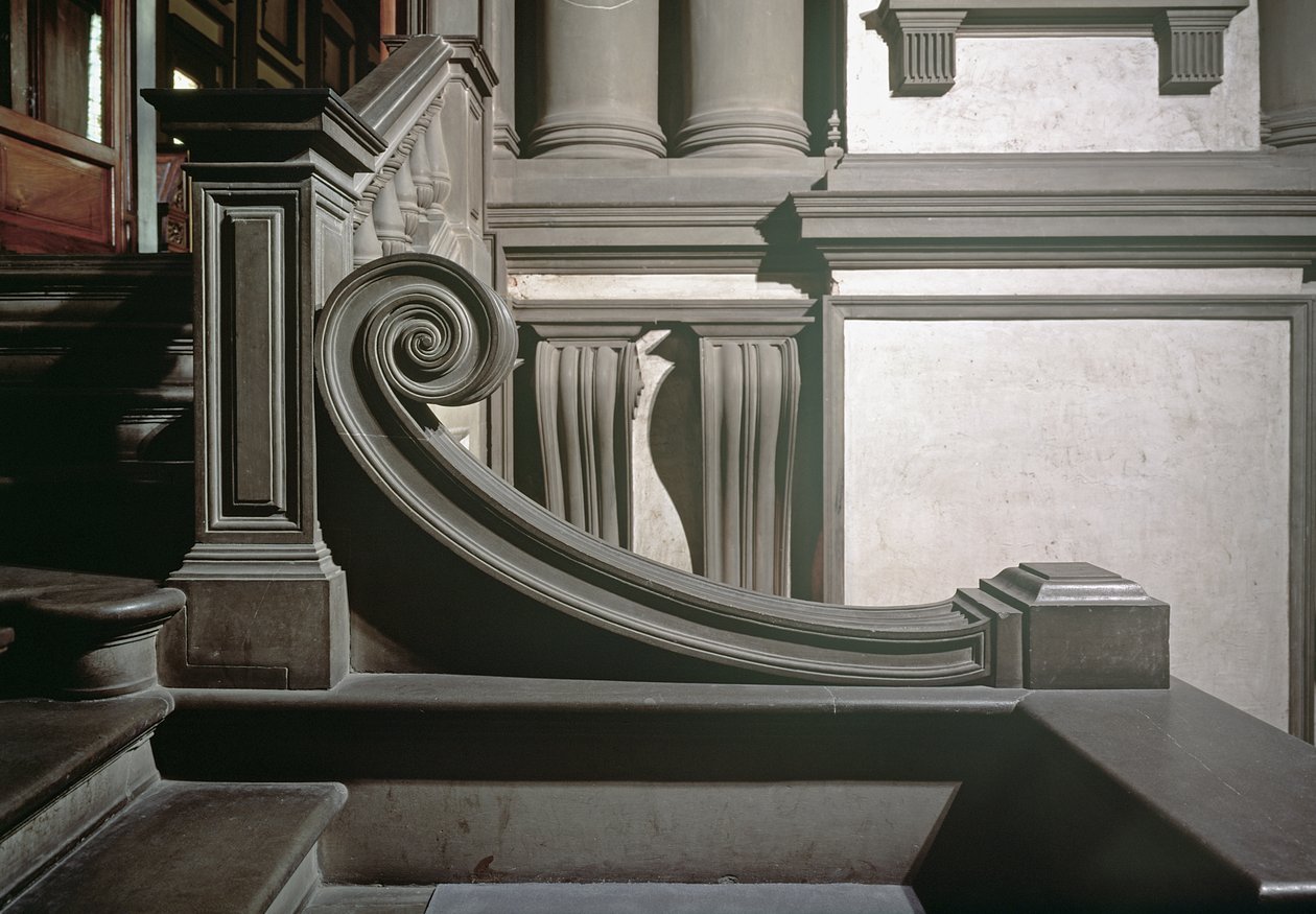 Entrance Hall (detail) by Michelangelo Buonarroti