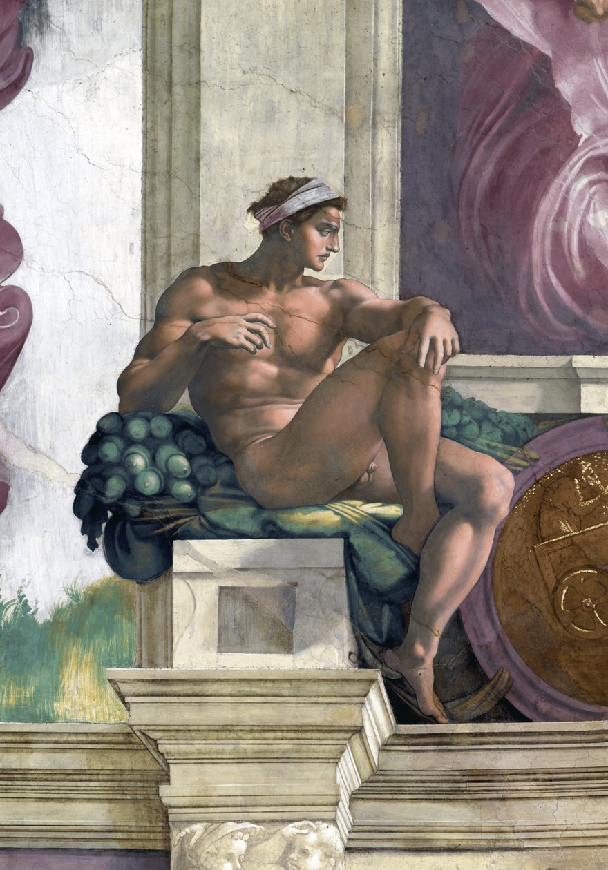 Ignudo by Michelangelo Buonarroti