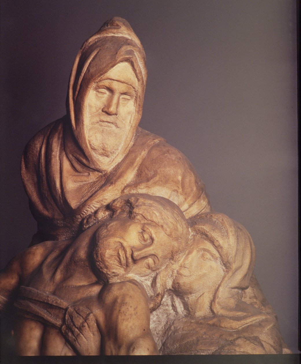Pieta, 1553 (detail) by Michelangelo Buonarroti